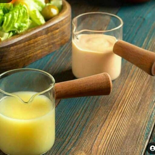 سس ریز پیرکس با دسته بامبو مستقیم روی شعله